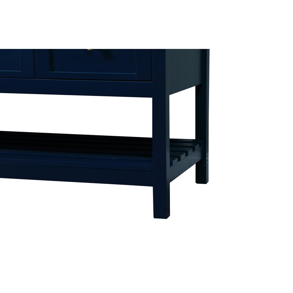 60 inch Single bathroom vanity in blue. Picture 13