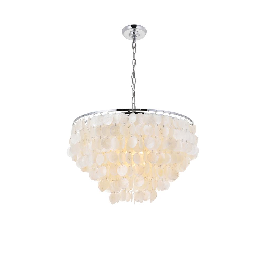 Selene 6 light Chrome Pendant. Picture 5