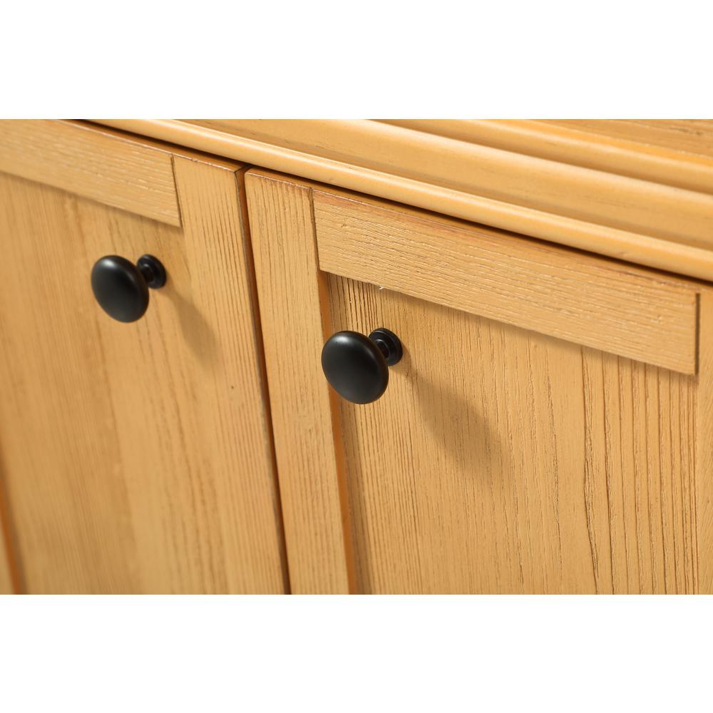 32 inch Single bathroom vanity in natural wood. Picture 12