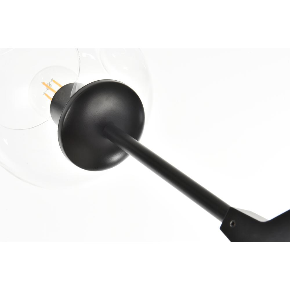 Cavoli 70 inch Chandelier in Black. Picture 5