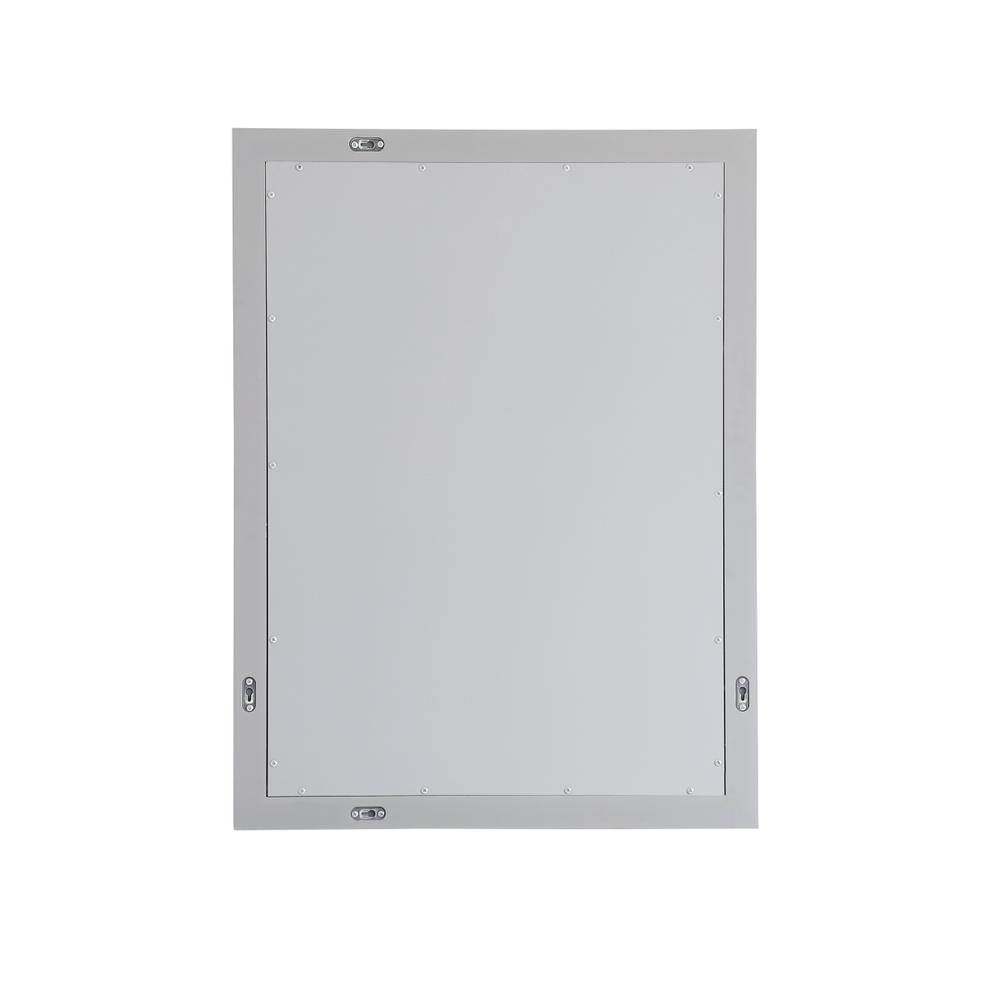 Aqua rectangle vanity mirror 27 inch in Grey. Picture 8