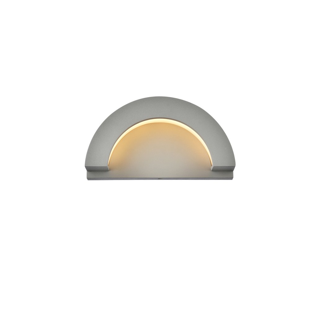 Raine Integrated Led Wall Sconce  In Silver. Picture 1