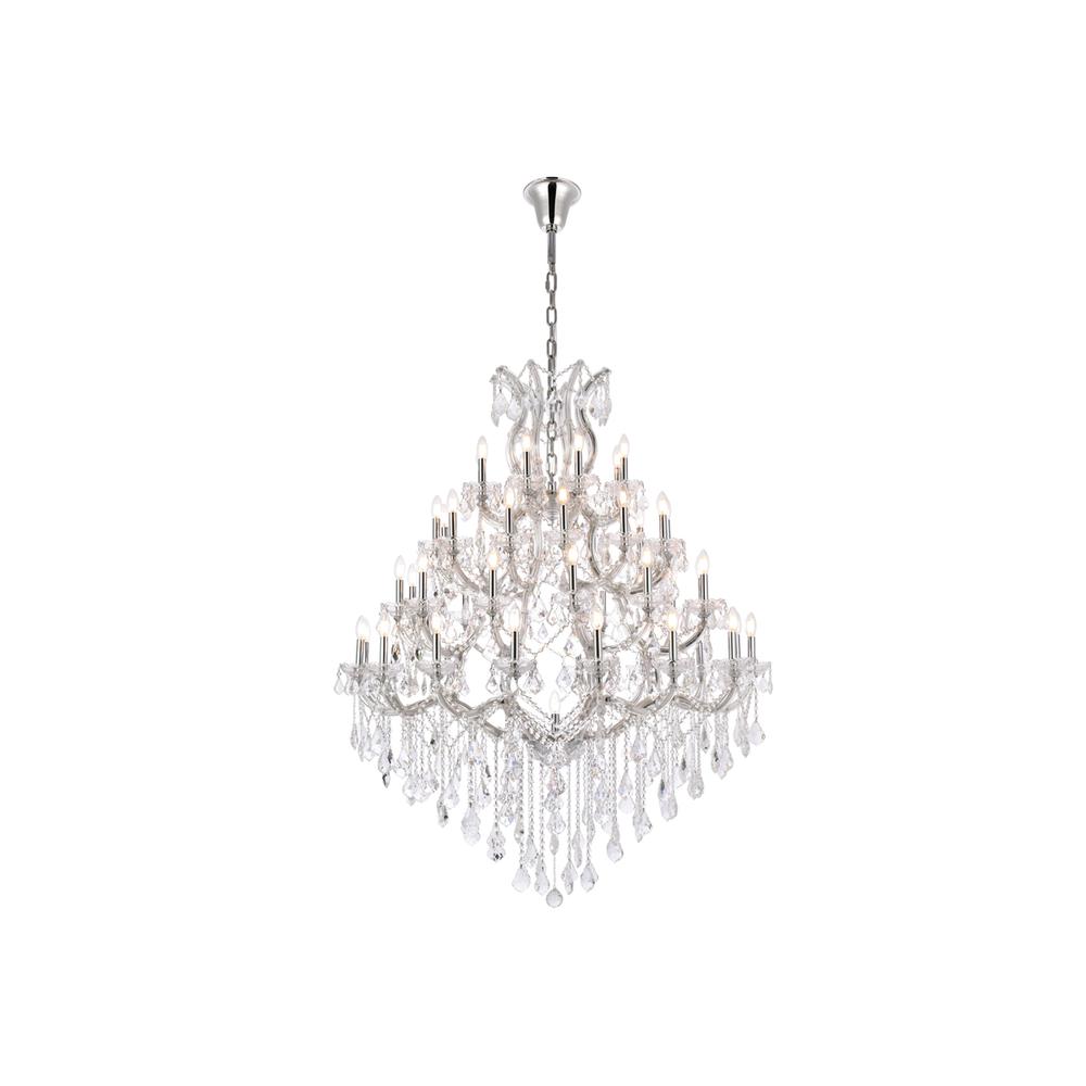 Maria Theresa 49 light Chrome Chandelier Clear Royal Cut Crystal. Picture 1