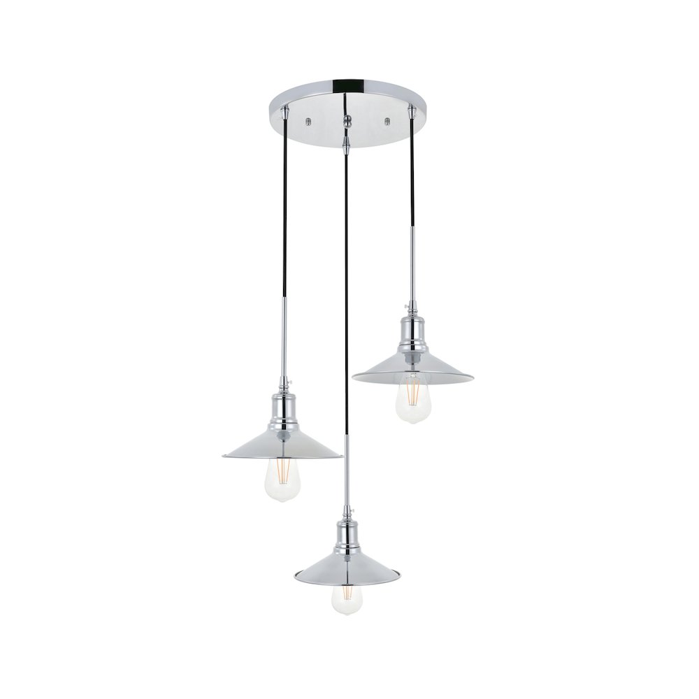 Etude 3 Light Chrome Pendant. Picture 5