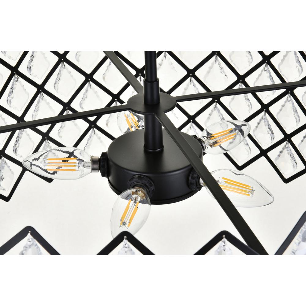 Lyla 21 inch pendant in black. Picture 5
