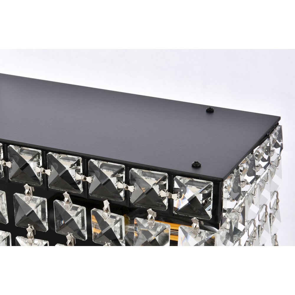 Maxime 18 Inch Black Wall Sconce. Picture 4