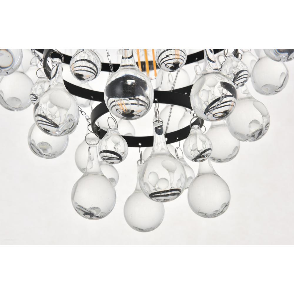 Kora 3 light Black Pendant. Picture 8