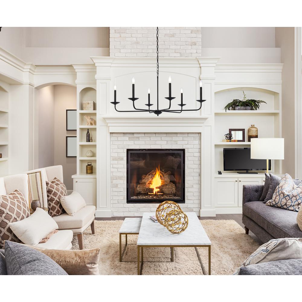 Cohen 42 inch pendant in black. Picture 8