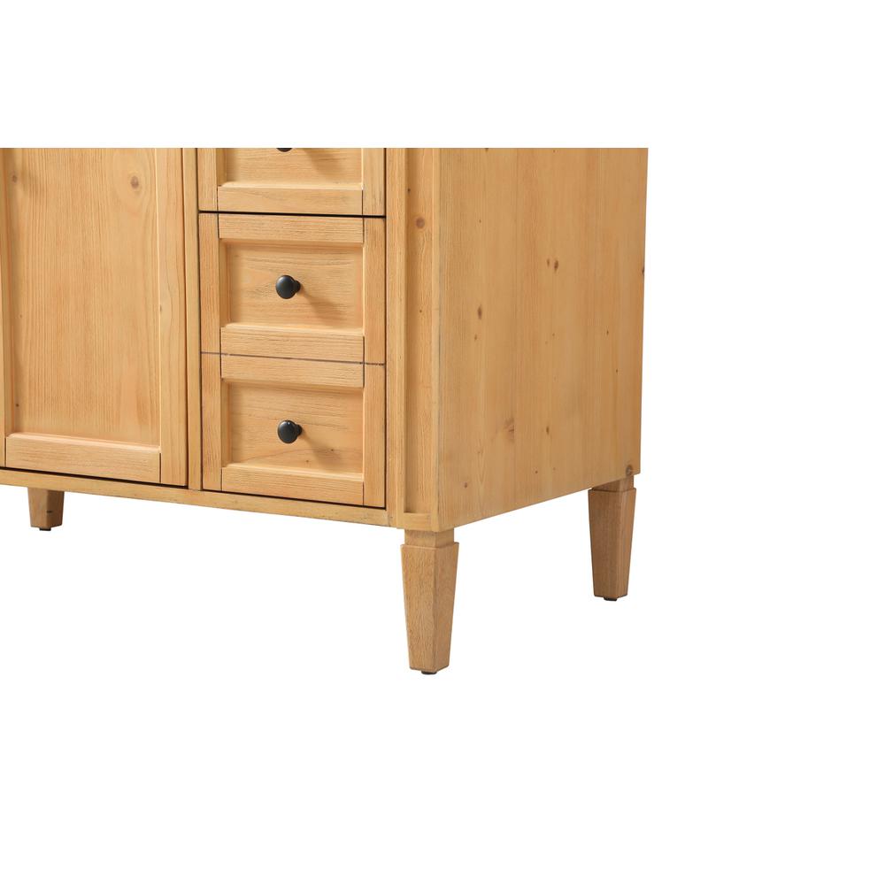 42 inch Single bathroom vanity in natural wood. Picture 13