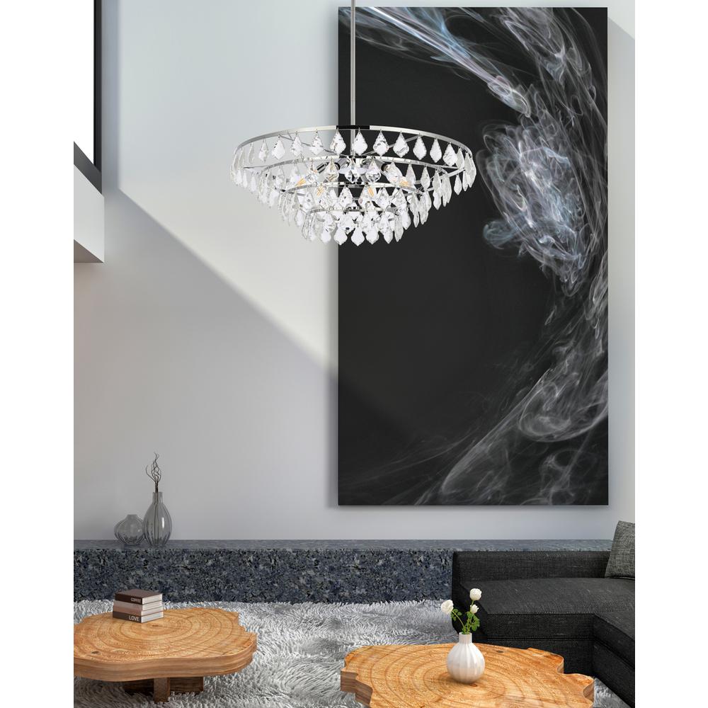 Ella 28 inch pendant in chrome. Picture 8