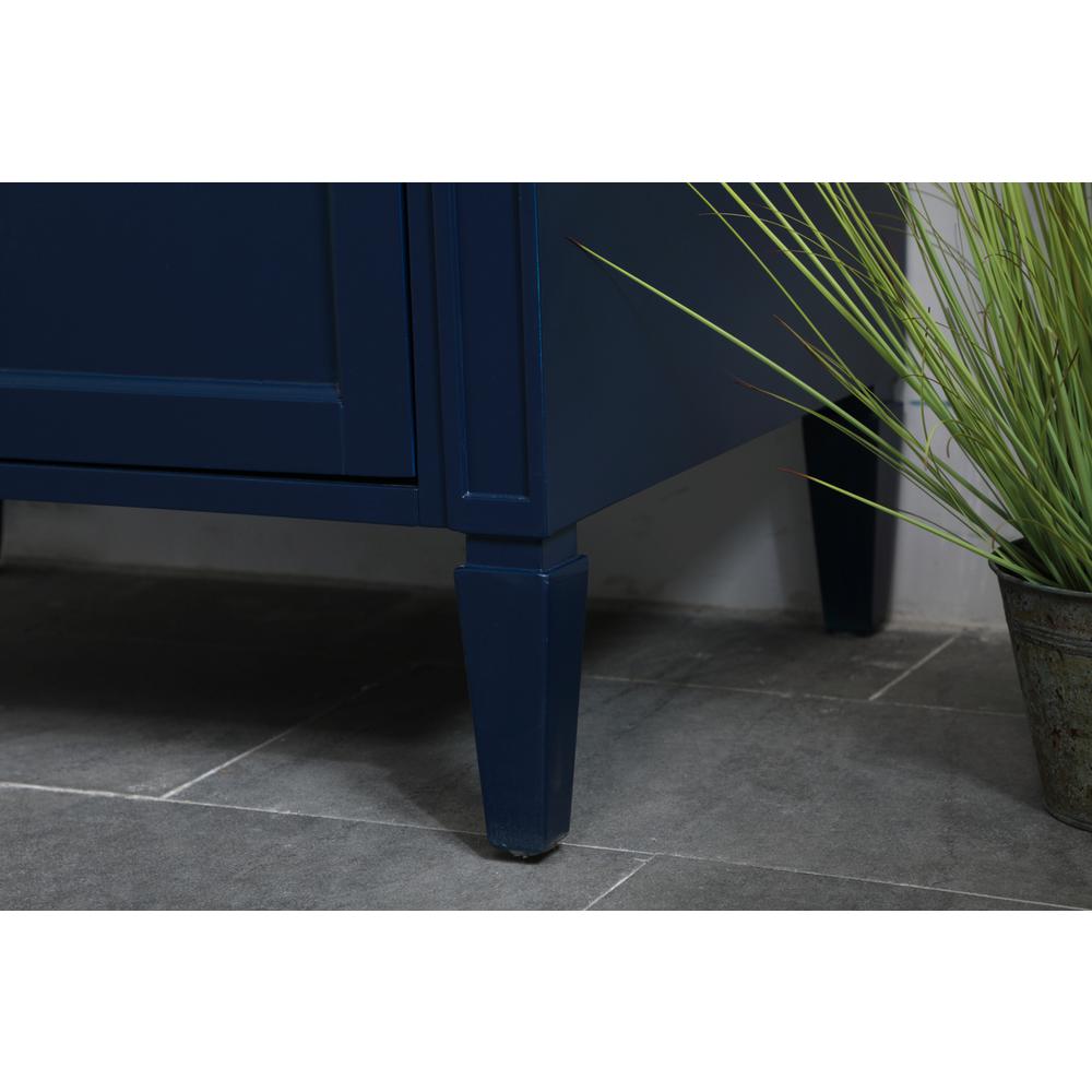 30 inch Single bathroom vanity in blue. Picture 5