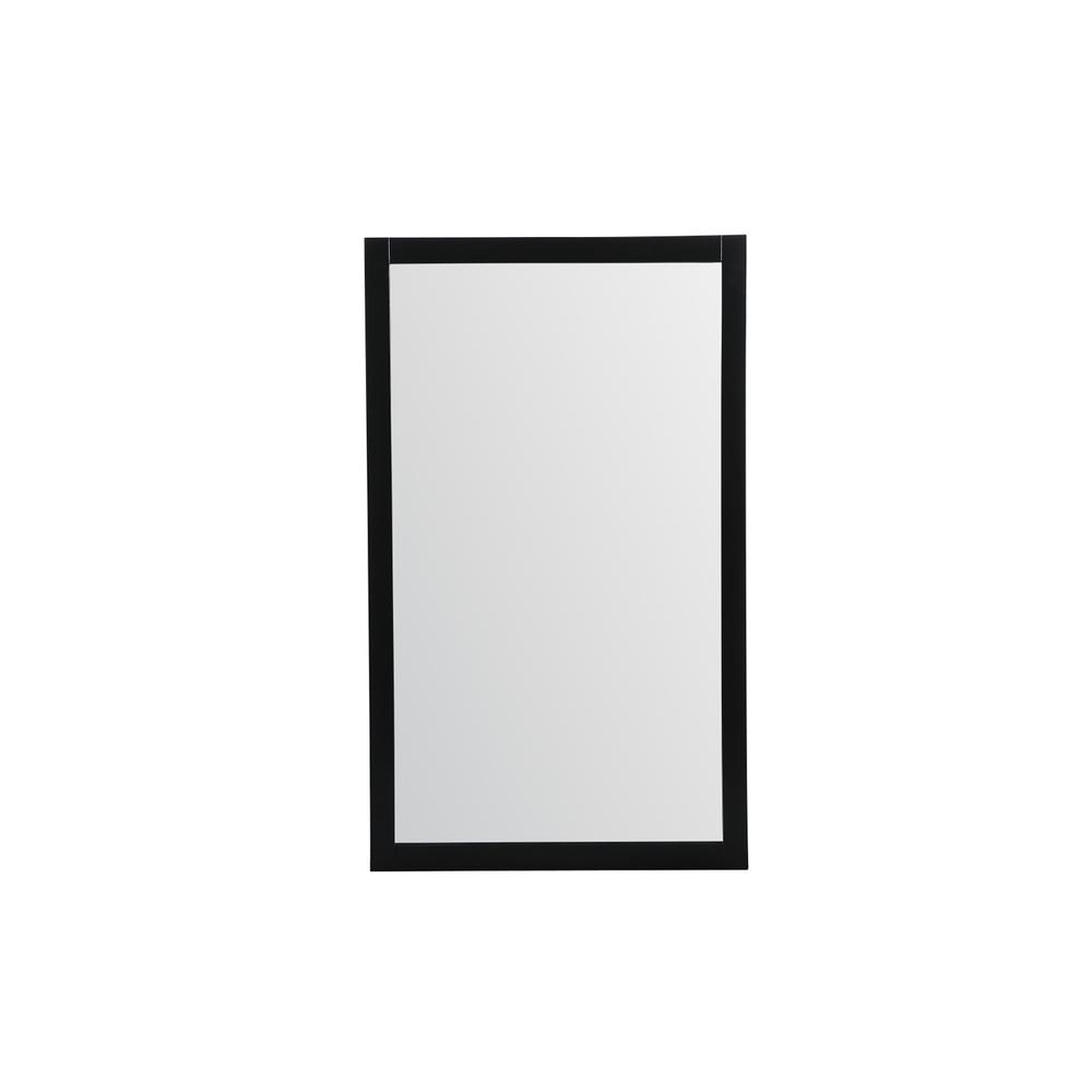 Aqua vanity mirror 60x36 inch in black. Picture 6