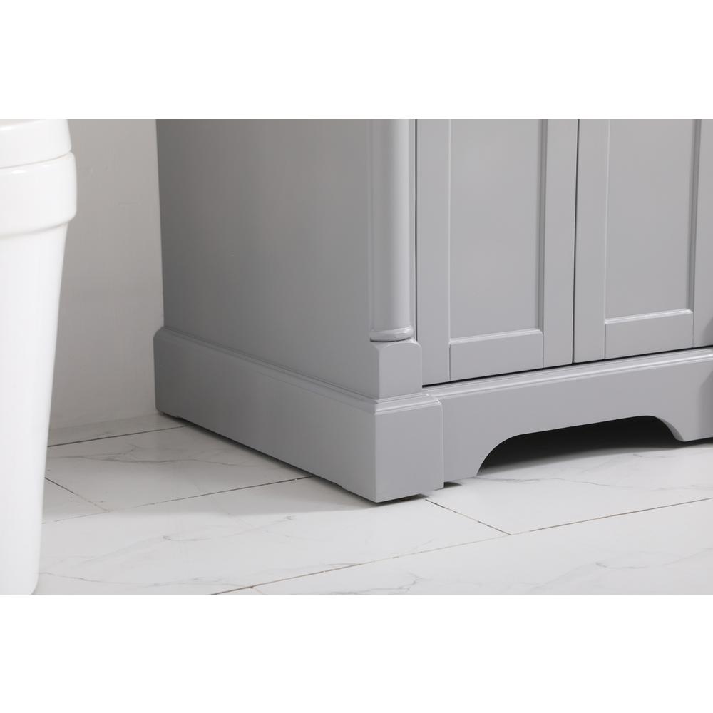 24 inch Single bathroom vanity in  Grey. Picture 6
