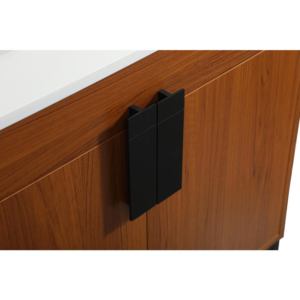 30 inch Single bathroom vanity in teak. Picture 12