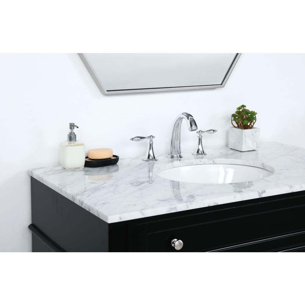 40 inch Single bathroom vanity in Black. Picture 5