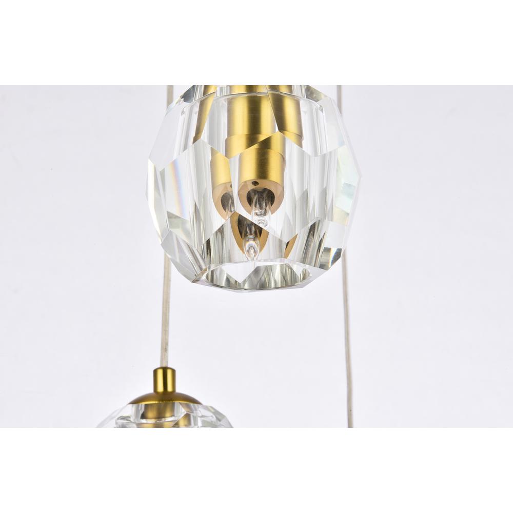 Eren 5 lights Gold pendant. Picture 5