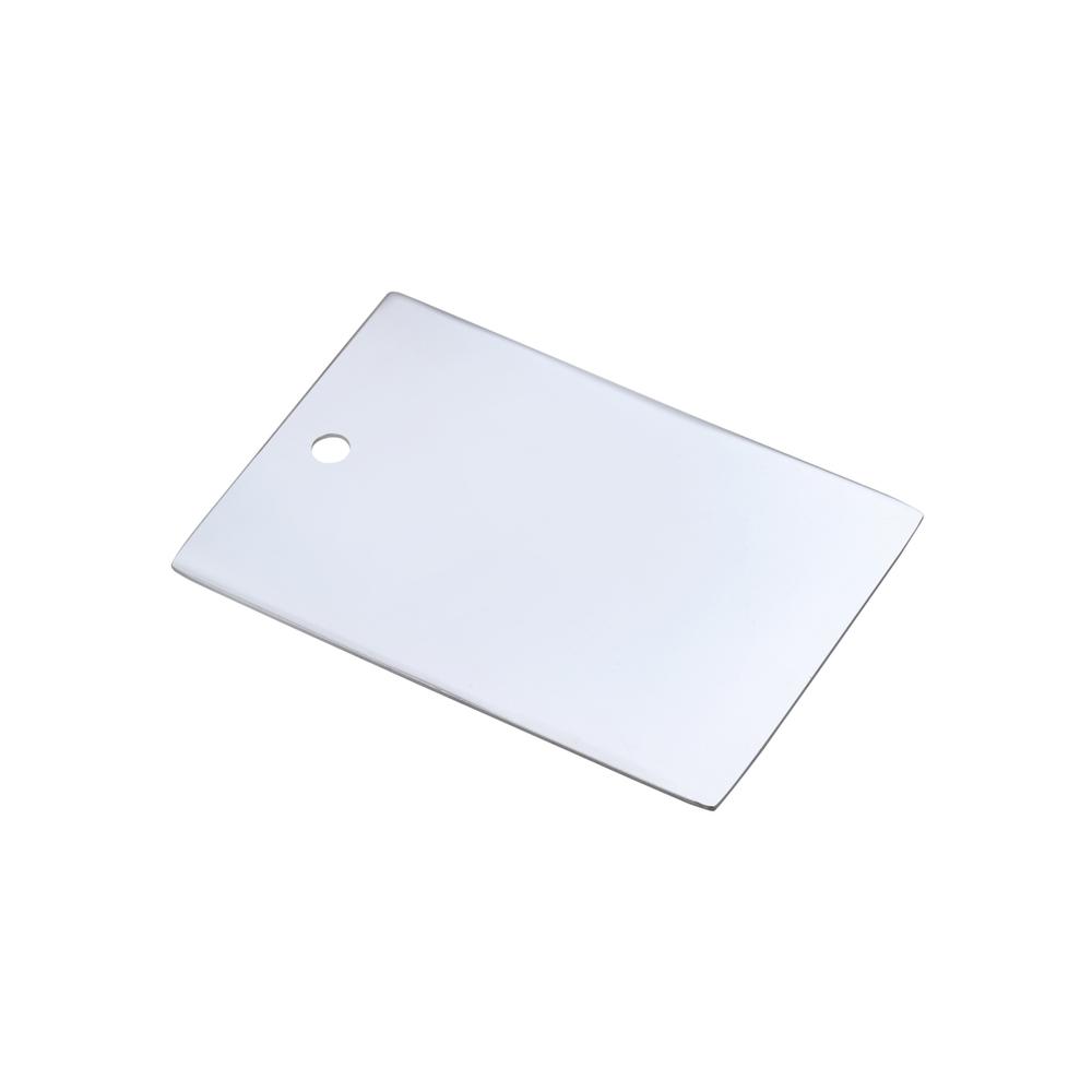 Metal Finish sample in chrome. Picture 2