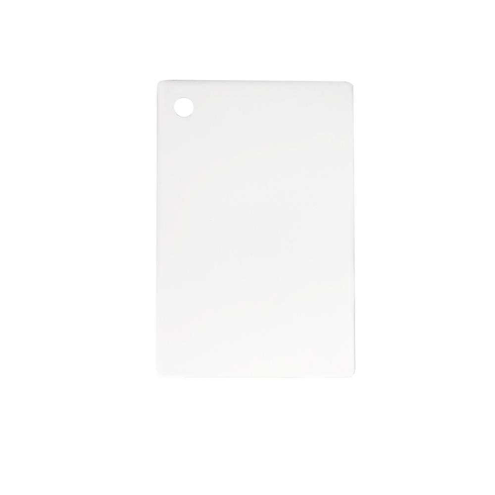Metal Finish sample in white. Picture 1