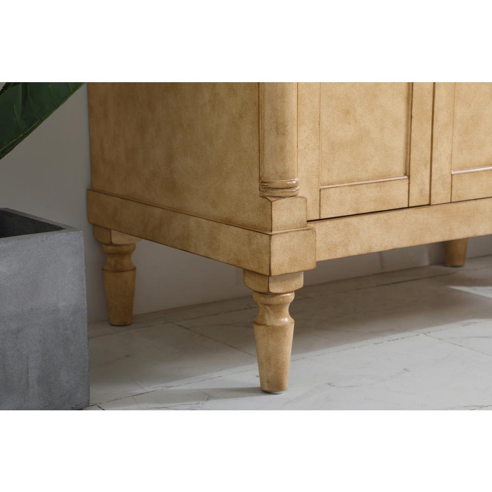 36 inch Single Bathroom vanity in Antique Beige. Picture 5