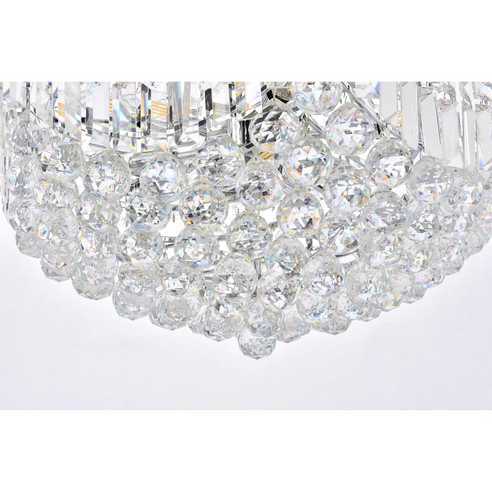 Corona 15 light Chrome Chandelier Clear Royal Cut Crystal. Picture 3