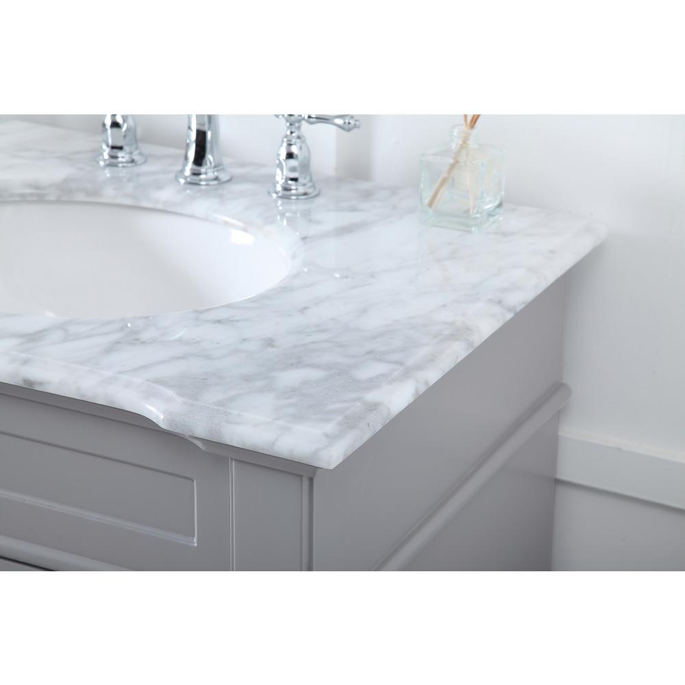 72 inch Double Bathroom Vanity set in Grey. Picture 5
