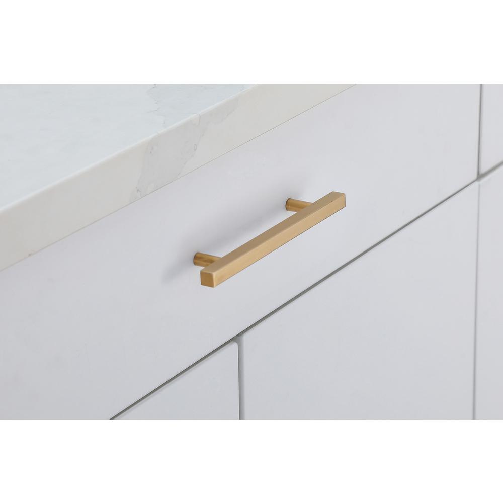 Dior 5" Center to Center Brass Bar Pull Multipack (set of 10). Picture 2