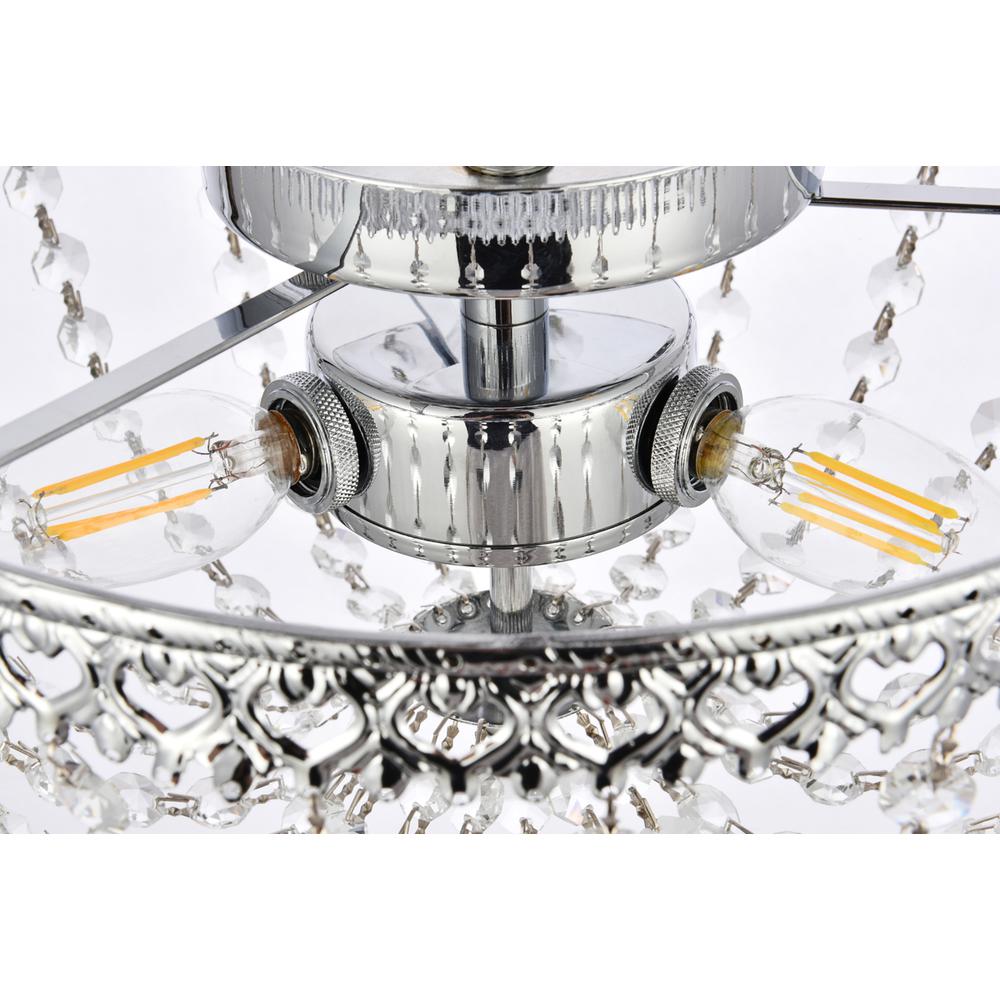 Kylie 12 inch flush mount in chrome. Picture 5