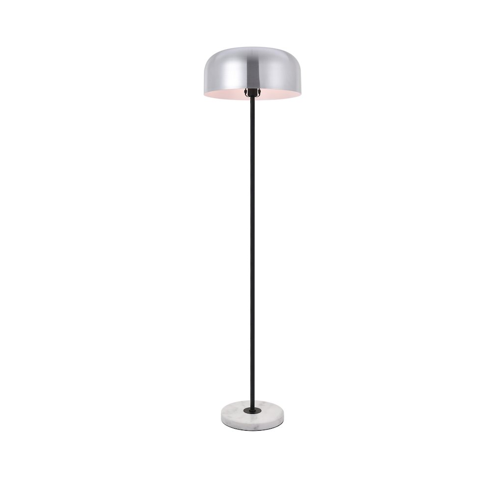 Exemplar 1 Light Brushed Nickel Floor Lamp. Picture 6