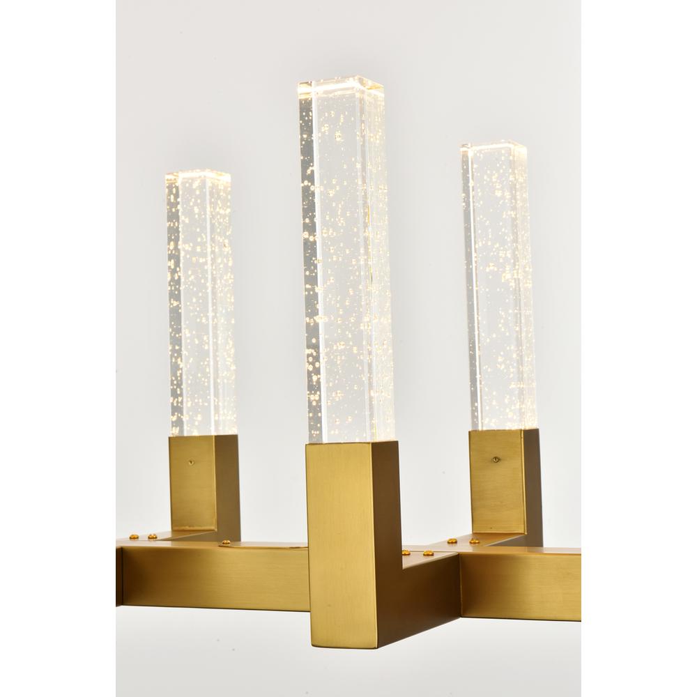 Noemi 48 inch Adjustable LED Pendant in Satin Gold. Picture 6