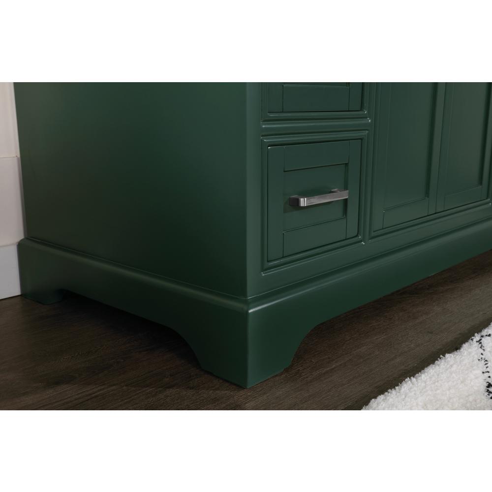 42 inch Single bathroom vanity in green. Picture 6