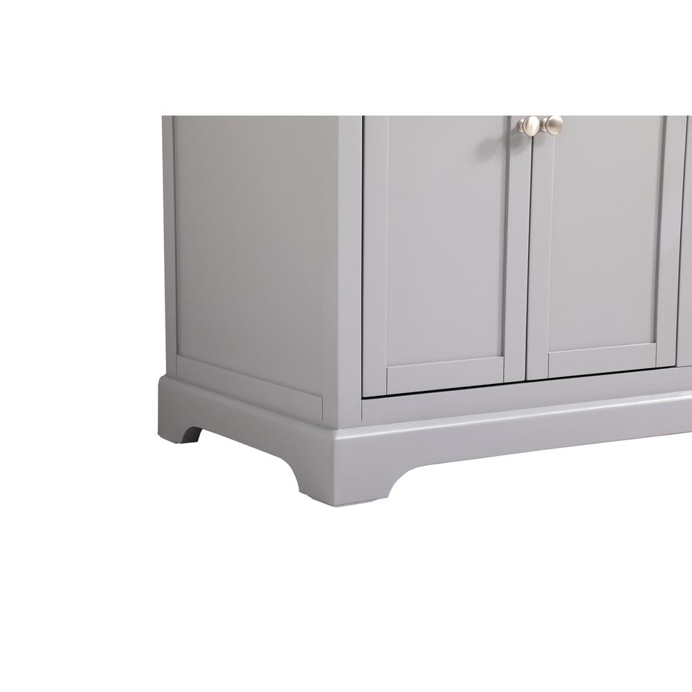 36 inch Single bathroom vanity in grey with backsplash. Picture 13