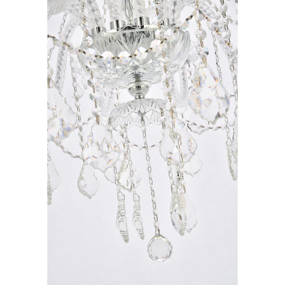 Giselle 21 light Chrome Chandelier Clear Royal Cut Crystal. Picture 3