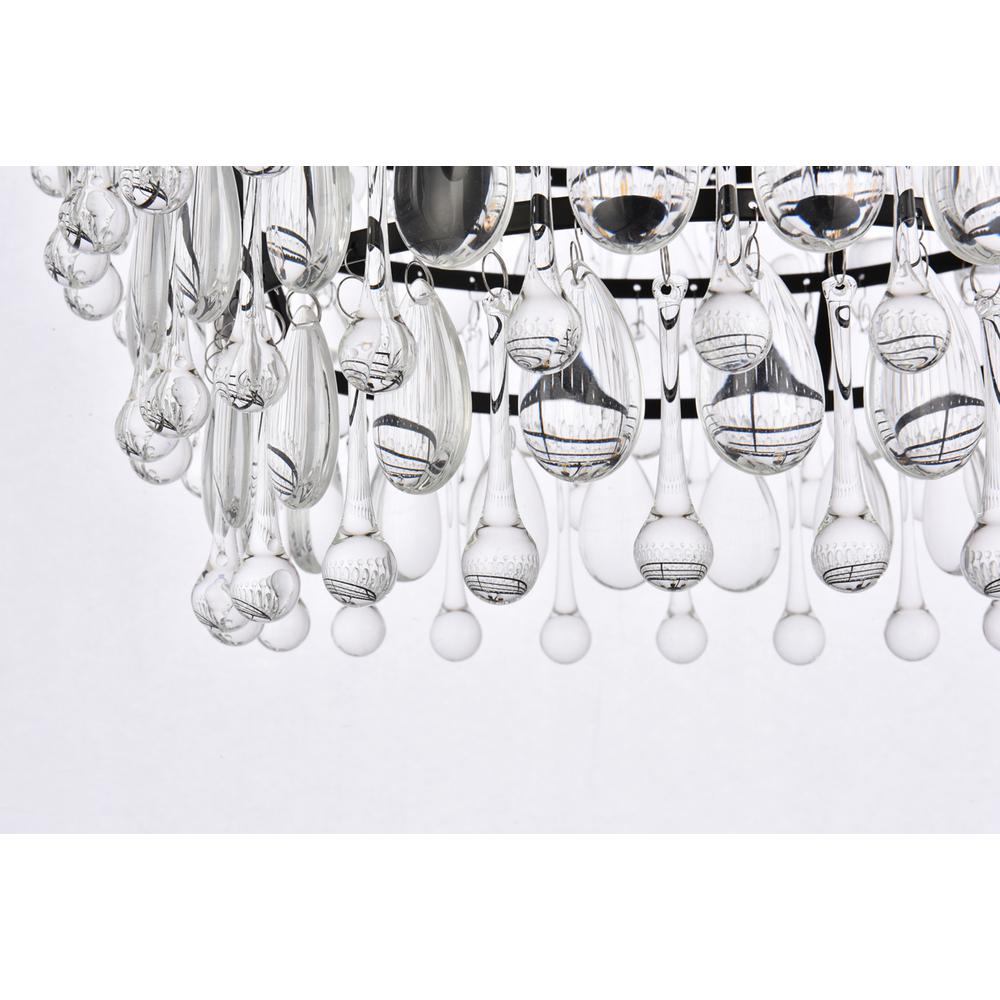 Nordic 5 lights black pendant. Picture 3