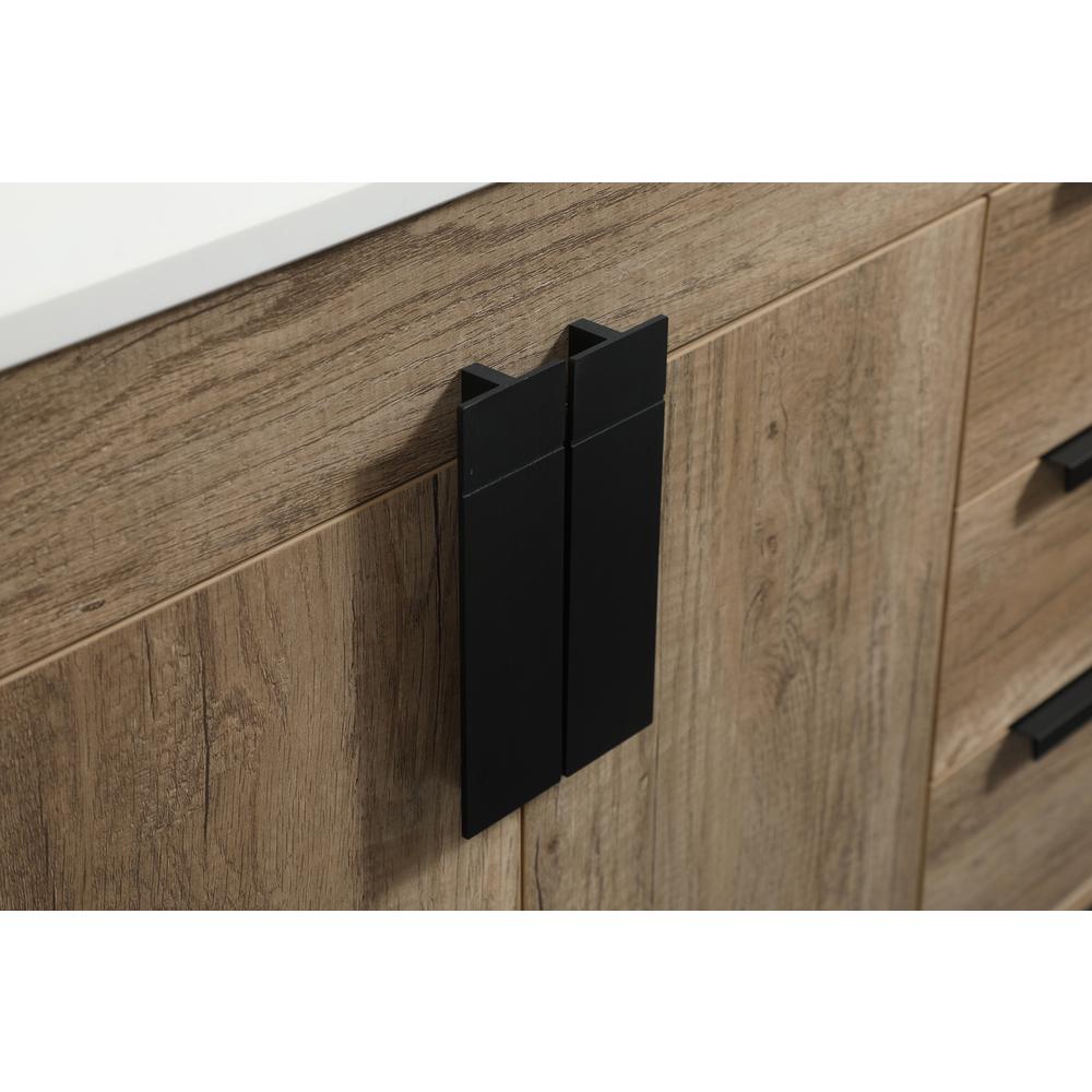 36 inch Single bathroom vanity in natural oak. Picture 12