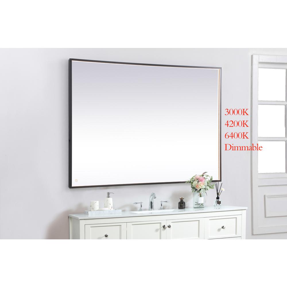 Pier 42x60 inch LED mirror with adjustable color temperature. Picture 2
