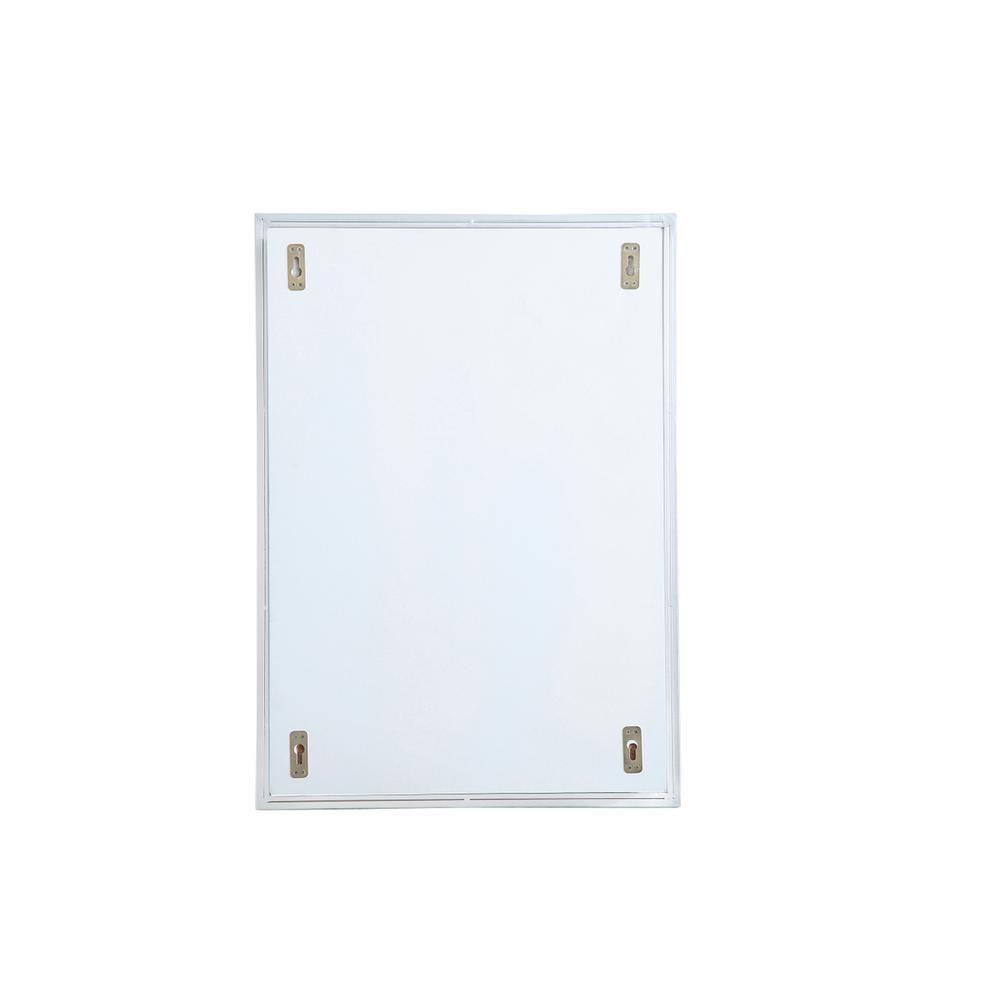 Metal mirror medicine cabinet 20 inch x 28 inch in silver. Picture 7