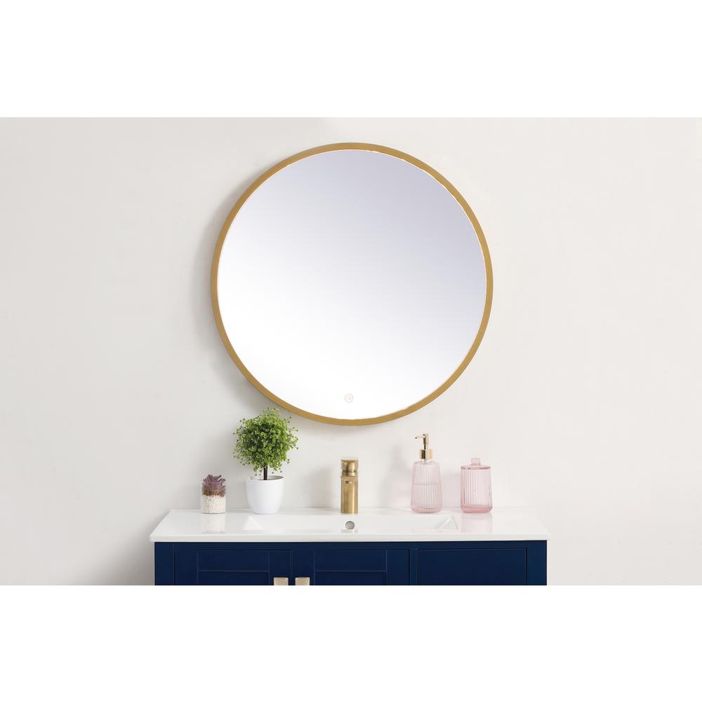 Pier 28 inch LED mirror with adjustable color temperature. Picture 10