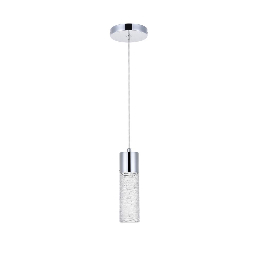 Constellation 1 light Chrome LED Pendant. Picture 4
