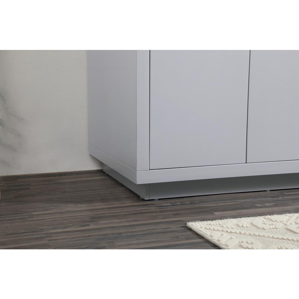42 inch Single bathroom vanity in grey. Picture 6