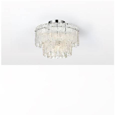 Emilia 15 inch Flush Mount Light  in Chrome. Picture 7