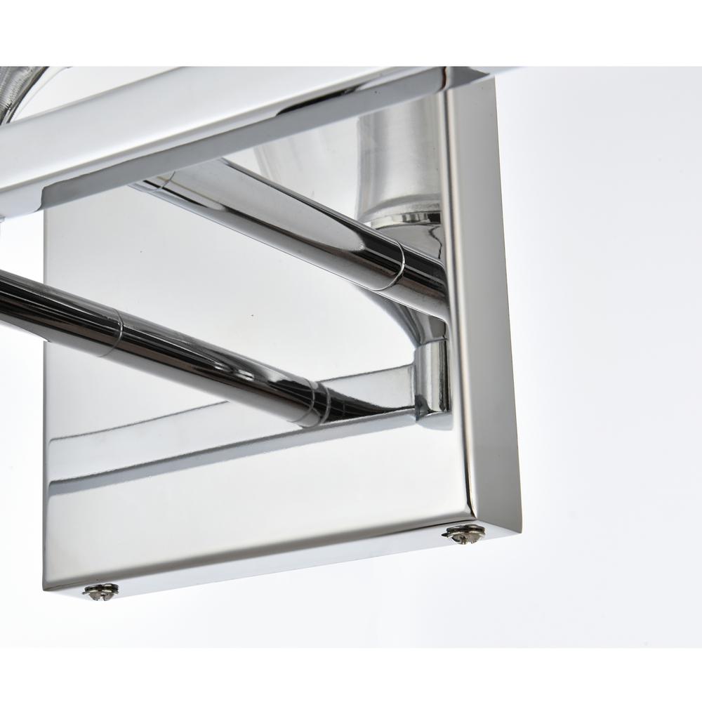 Foster 4 light Chrome and Clear Bath Sconce. Picture 4