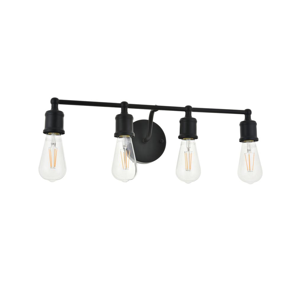 Serif 4 light black Wall Sconce. Picture 4