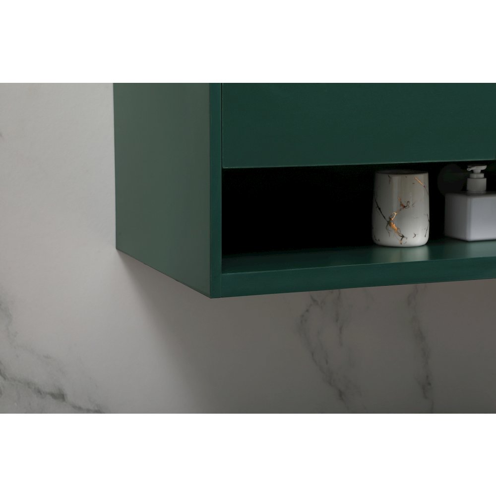 48 Inch Single Bathroom Vanity In Green. Picture 7