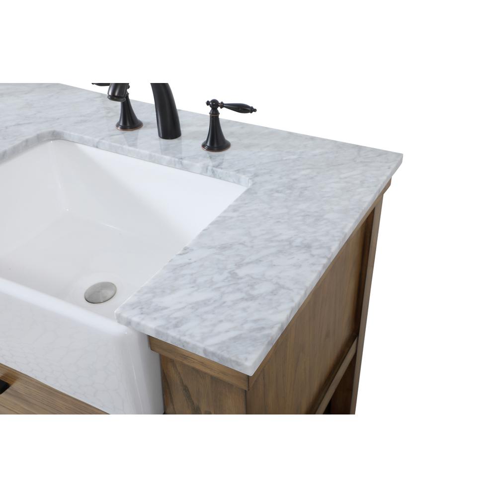60 inch double bathroom vanity in driftwood. Picture 11