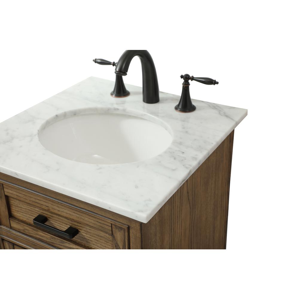 19 inch Single bathroom vanity in driftwood. Picture 11