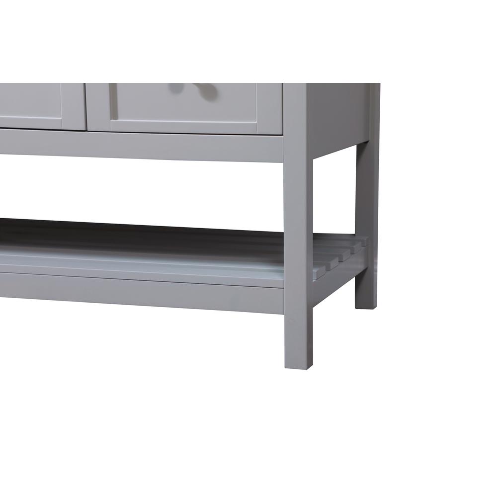 60 inch Single bathroom vanity in grey. Picture 13