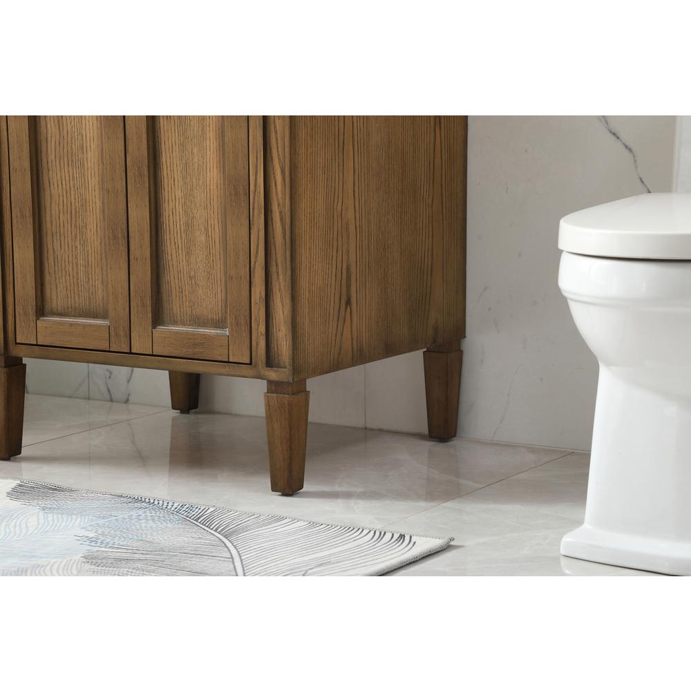 24 inch Single bathroom vanity in driftwood. Picture 6