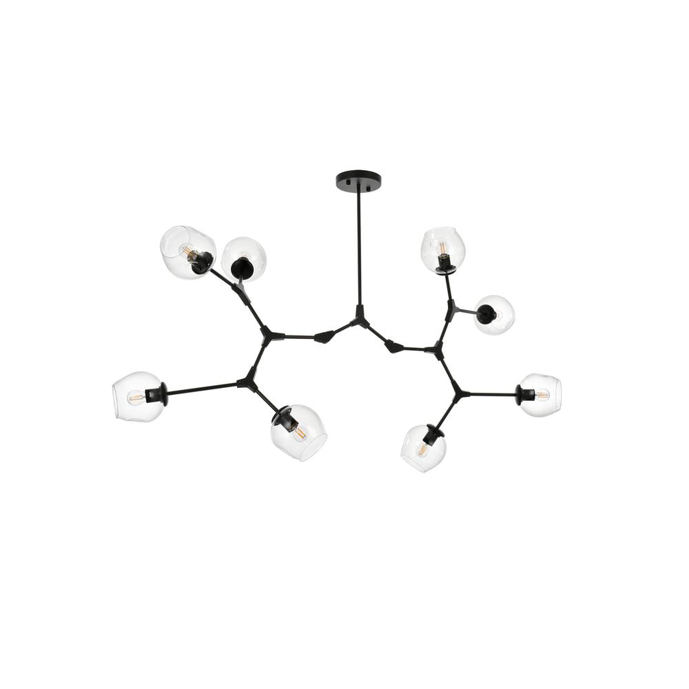Cavoli 61 inch Chandelier in Black. Picture 7