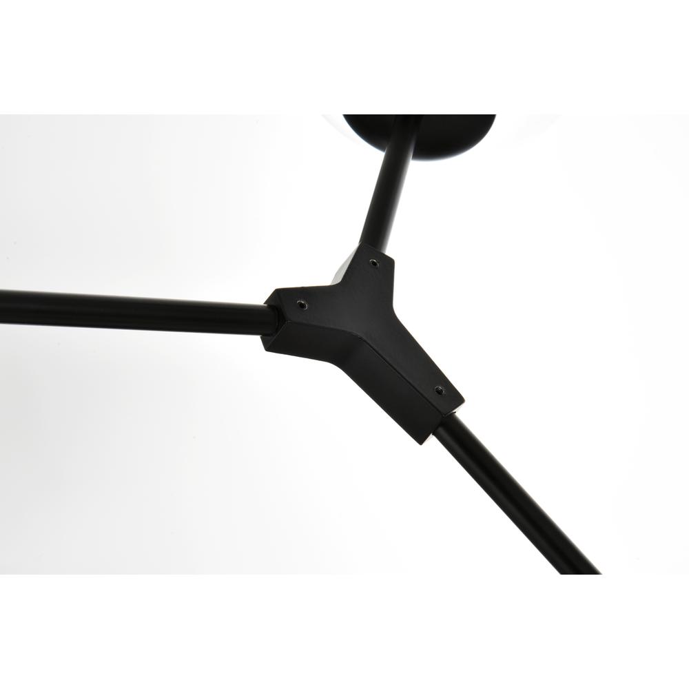 Cavoli 61 inch Chandelier in Black. Picture 4