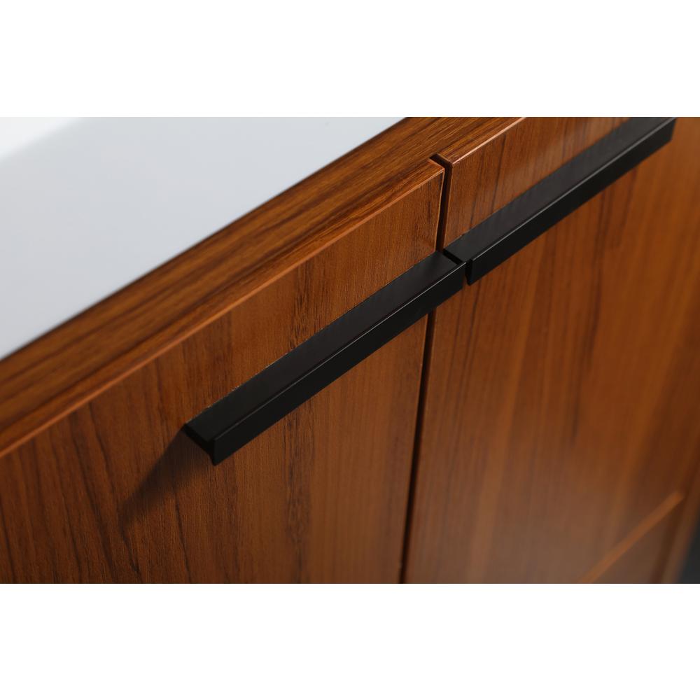 36 inch Single bathroom vanity in Teak. Picture 12